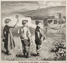 On the Road to Lake George, 1869. Creator: Winslow Homer (American, 1836-1910)