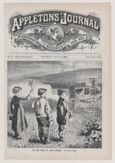 On the Road to Lake George (Appleton's Journal, Vol. I), July 24, 1869. Creator: Unknown