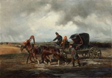 On the road to the tooth puller, 1873. Artist: Sverchkov, Nikolai Yegorovich (1817-1898)