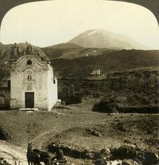 On the Road to Vesuvius (east), Italy c1909. Creator: Unknown