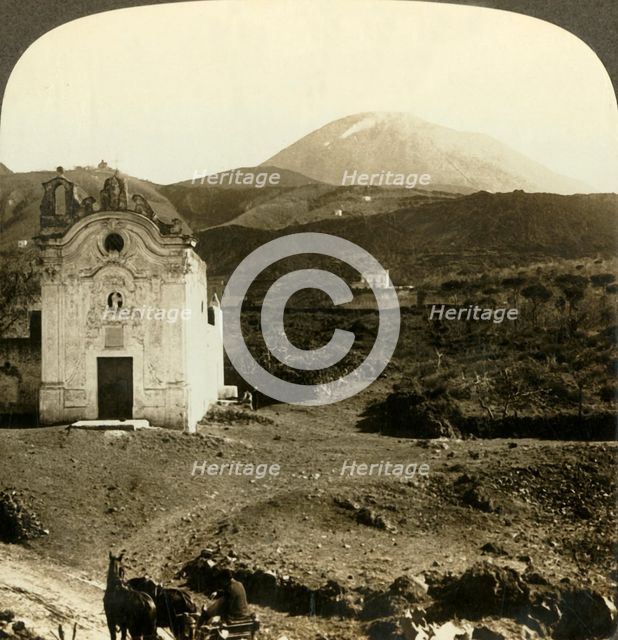 'On the Road to Vesuvius (east), Italy', c1909. Creator: Unknown.