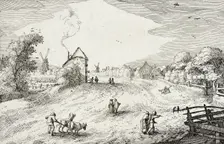 On the Road towards Leiden, between circa 1611 and circa 1612. Creator: Claes Jansz Visscher