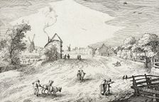 On the Road towards Leiden, between circa 1611 and circa 1612. Creator: Claes Jansz Visscher