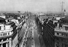 On the roof of Bush House, looking from Kingsway towards the northern heights, London, 1926-1927. Creator: Unknown