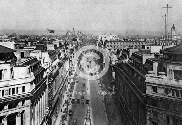 On the roof of Bush House, looking from Kingsway towards the northern heights, London, 1926-1927.  Creator: Unknown.
