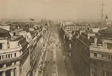 On The Roof of Bush House, Looking From Kingsway Towards The Northern Heights c1935. Creator: Unknown