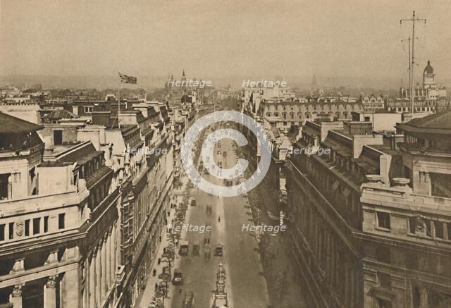 'On The Roof of Bush House, Looking From Kingsway Towards The Northern Heights', c1935. Creator: Unknown.