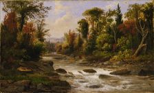 On the St. Annes, East Canada, 1863, 1865. Creator: Robert Seldon Duncanson
