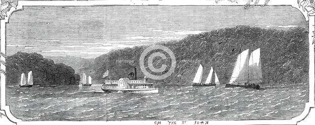 On the St. John, 1860. Creator: Smyth.