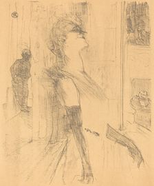 On the Stage (Sur la scène), 1898. Creator: Henri de Toulouse-Lautrec