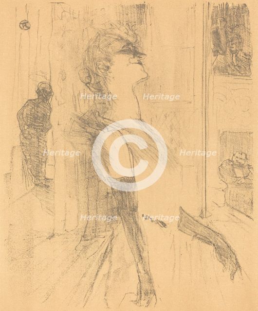 On the Stage (Sur la scène), 1898. Creator: Henri de Toulouse-Lautrec.