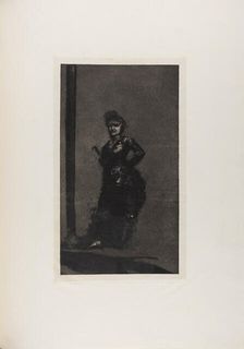 On the Street, from A Life, 1884. Creator: Max Klinger