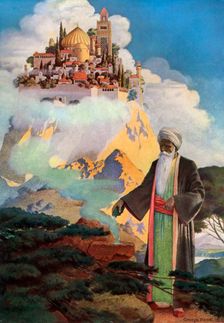 On the Summit of the Hill Stands one of the Most Delectable Palaces 1909 (1911-1912).Artist: George Hood