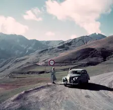 On the summit of Col d'Allos, Dauphiné, France, c1955. Creator: Arthur Charles Kirby Ware