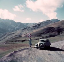 On the summit of Col d'Allos, Dauphiné, France, c1955. Creator: Arthur Charles Kirby Ware