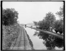On the Susquehanna near Danville, Pa., between 1890 and 1901. Creator: Unknown