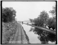 On the Susquehanna near Danville, Pa., between 1890 and 1901. Creator: Unknown