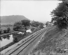 On the Susquehanna near Danville, Pa., between 1900 and 1906. Creator: Unknown