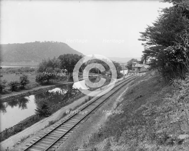 On the Susquehanna near Danville, Pa., between 1900 and 1906. Creator: Unknown.