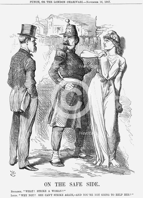 'On The Safe Side', 1867. Creator: John Tenniel.