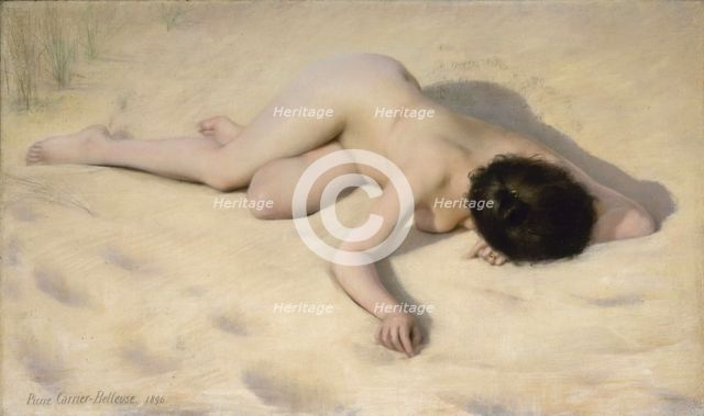 On the sand dune, 1896.