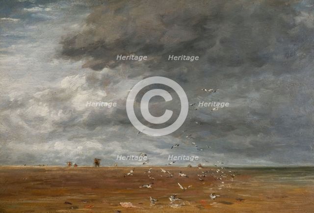 On the Sands, 1851. Creator: David Cox the elder.