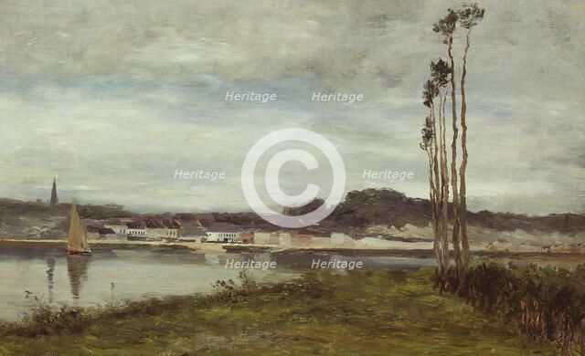 On the Seine, c. 1895. Creator: Homer Dodge Martin.