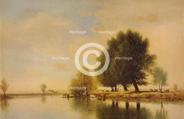 'On the Seine', c1885, (1938). Artist: Gilbert Munger.