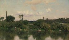 On the Seine. Creator: Martín Rico y Ortega