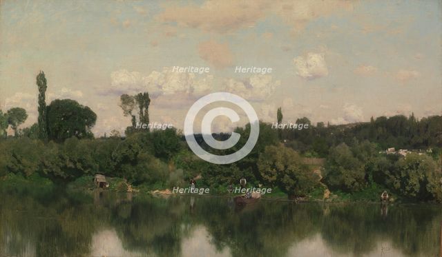 On the Seine. Creator: Martín Rico y Ortega.