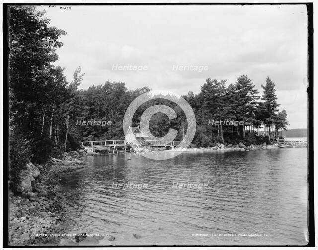 On the shore of Lake Sunapee, N.H., c1900. Creator: Unknown.