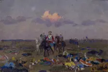 On the Snipes Field. Artist: Ryabushkin, Andrei Petrovich (1861-1904)