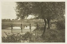 On the "Sow," Near Walton's House at Shallowford, 1880s. Creator: Peter Henry Emerson