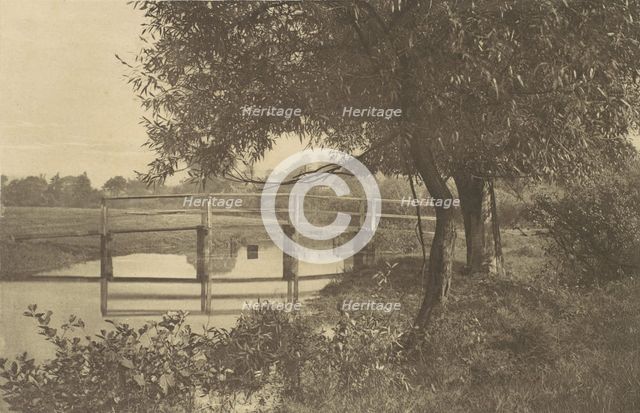 On the "Sow" near Walton's House at Shallowford, 1880s, printed 1888., 1880s, printed 1888. Creator: George Bankart.