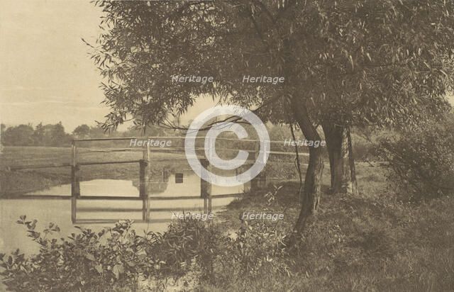 On the "Sow" near Walton's House at Shallowford, 1880s, printed 1888., 1880s, printed 1888. Creator: George Bankart.