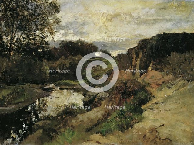 On the Tullnbach near Plankenberg, c1889/1890. Creator: Emil Jakob Schindler.