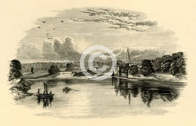 'On the Tweed', c1890. Creator: Unknown.