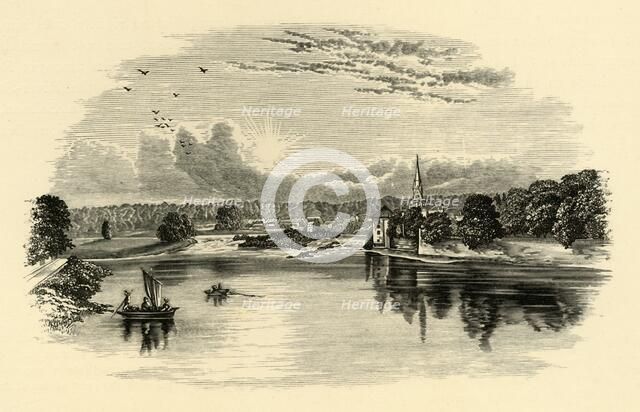 'On the Tweed', c1890. Creator: Unknown.