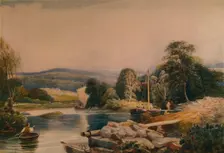 On the Teify, Cardiganshire 19th century, (1935). Creator: Peter de Wint