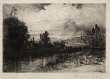 On the Test, 1859. Creator: Francis Seymour Haden (British, 1818-1910)