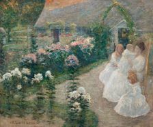 On the Terrace, ca. 1890-1900. Creator: John Henry Twachtman