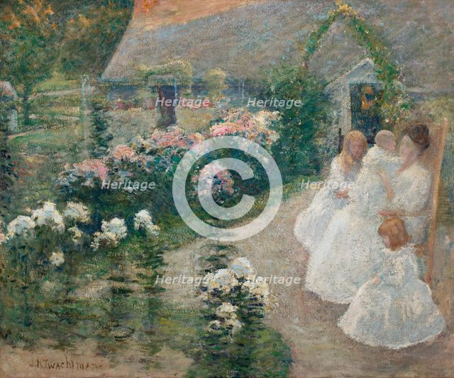 On the Terrace, ca. 1890-1900. Creator: John Henry Twachtman.