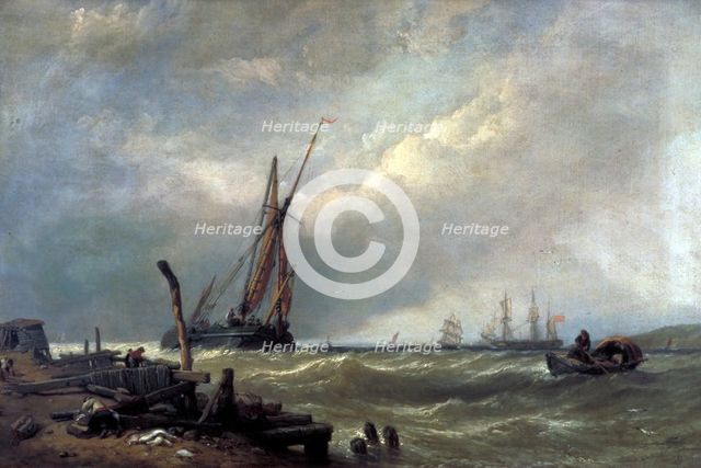 'On the Texel', 1856. Artist: Clarkson Stanfield