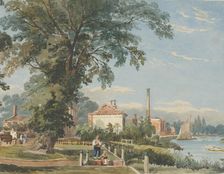 On the Thames at Hammersmith, ca. 1836. Creator: John Varley I