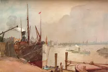 On the Thames, c1876-1903, (1903). Artist: Alfred William Rich