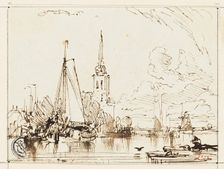 On the Thames, n.d. Creator: William Leighton Leitch