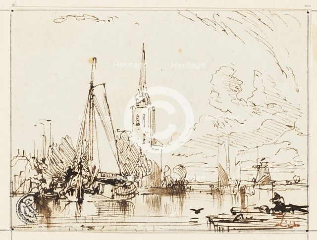 On the Thames, n.d. Creator: William Leighton Leitch.