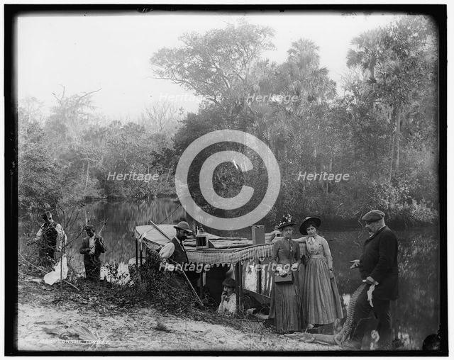 On the Tomoka, between 1880 and 1897. Creator: William H. Jackson.