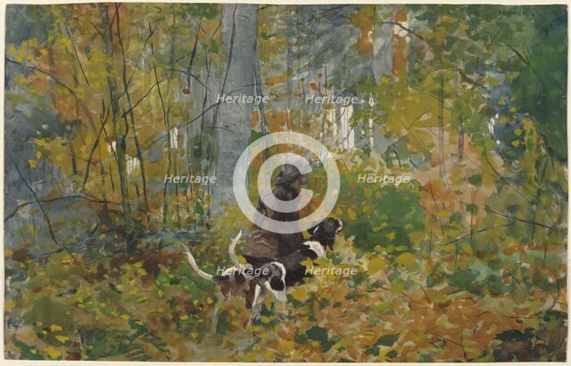 On the Trail, 1889. Creator: Winslow Homer.