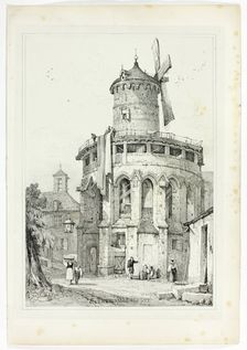 On the Walls, Cologne, 1833. Creator: Samuel Prout